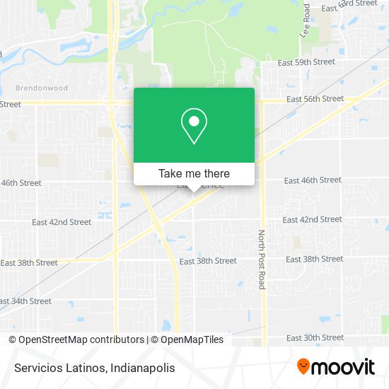 Servicios Latinos map