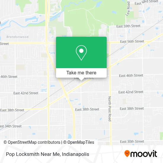 Pop Locksmith Near Me map