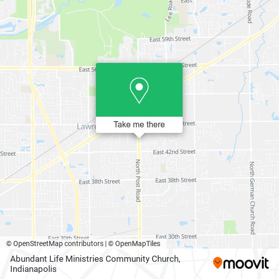 Mapa de Abundant Life Ministries Community Church