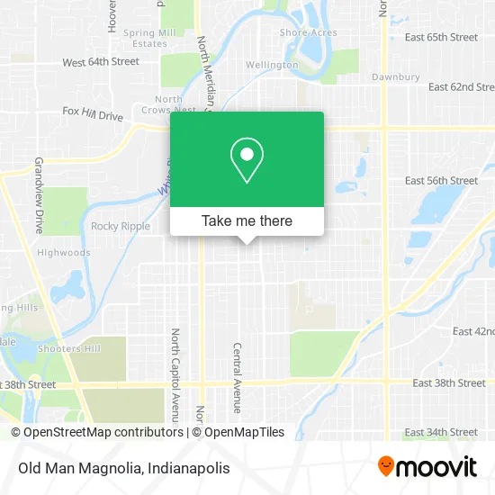 Old Man Magnolia map