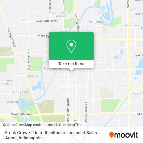 Frank Crowe - Unitedhealthcare Licensed Sales Agent map