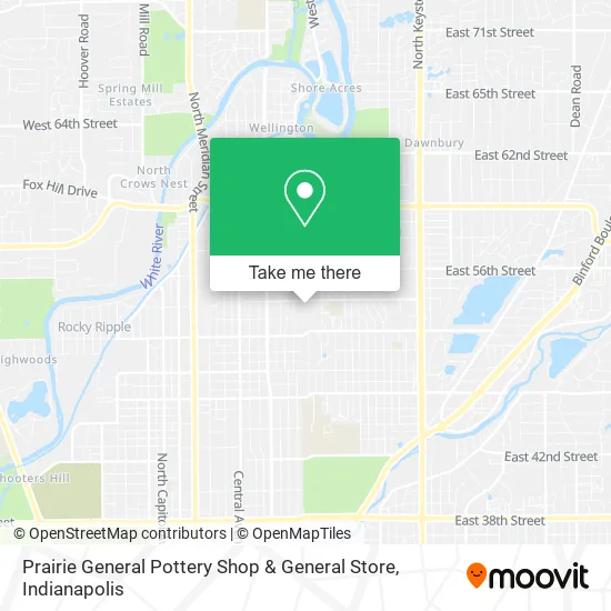 Prairie General Pottery Shop & General Store map