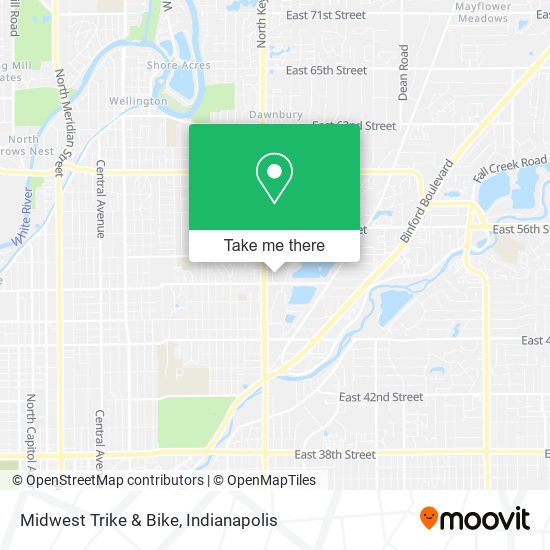 Mapa de Midwest Trike & Bike