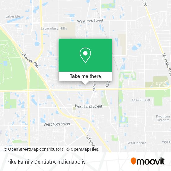 Pike Family Dentistry map