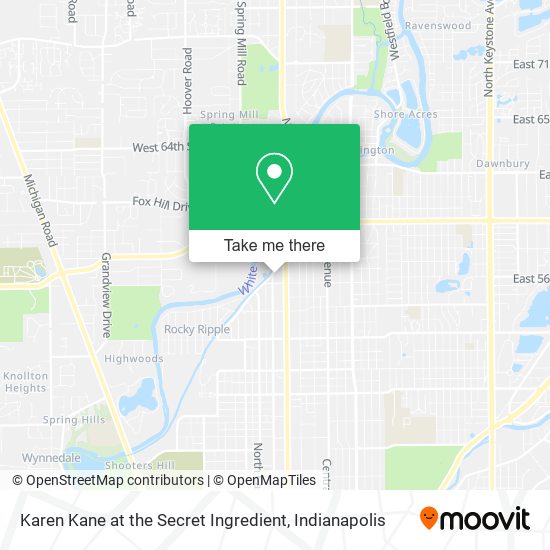 Mapa de Karen Kane at the Secret Ingredient