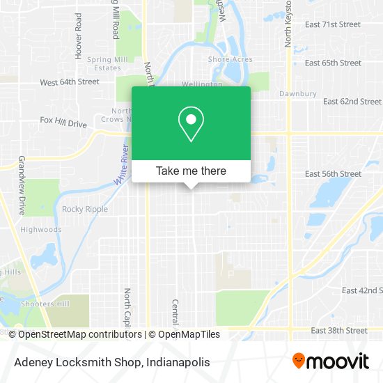 Adeney Locksmith Shop map