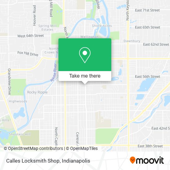 Calles Locksmith Shop map