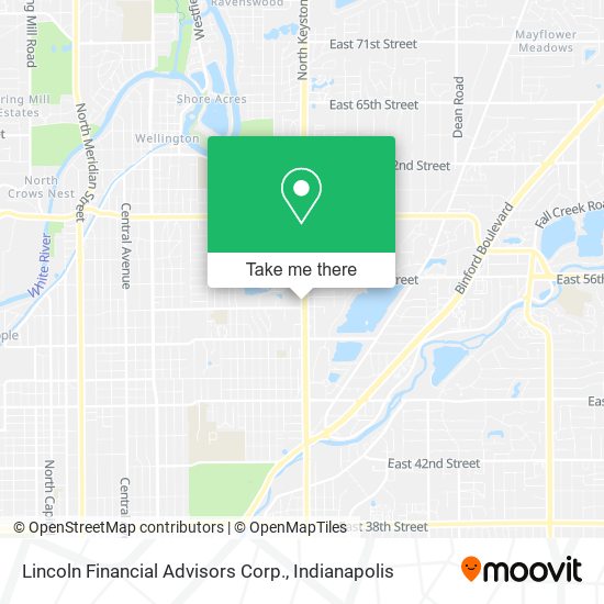 Mapa de Lincoln Financial Advisors Corp.