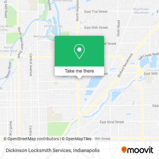 Mapa de Dickinson Locksmith Services