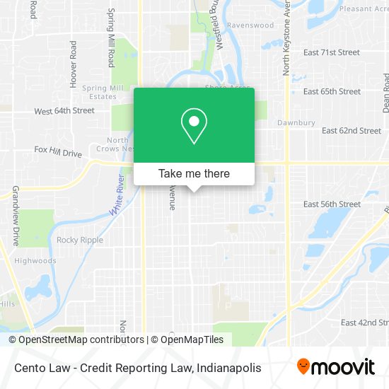 Cento Law - Credit Reporting Law map