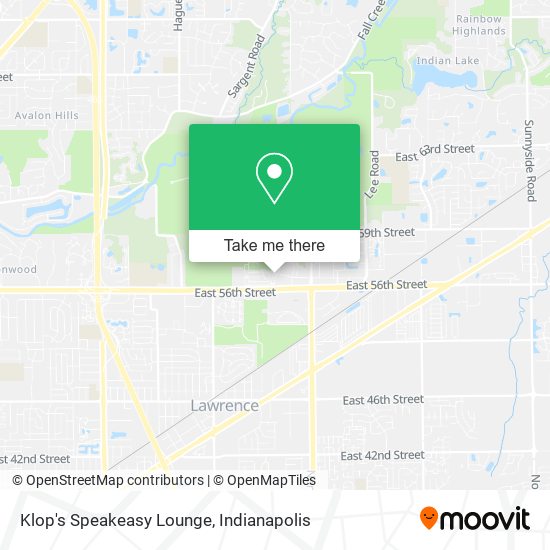 Mapa de Klop's Speakeasy Lounge