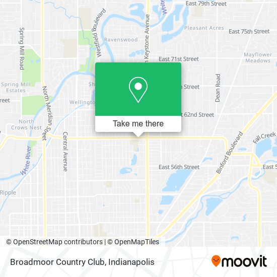 Mapa de Broadmoor Country Club