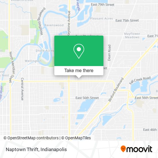 Naptown Thrift map