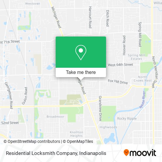 Residential Locksmith Company map