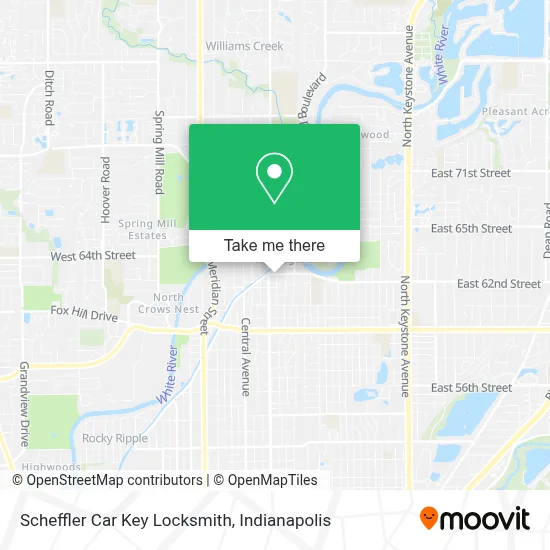 Scheffler Car Key Locksmith map