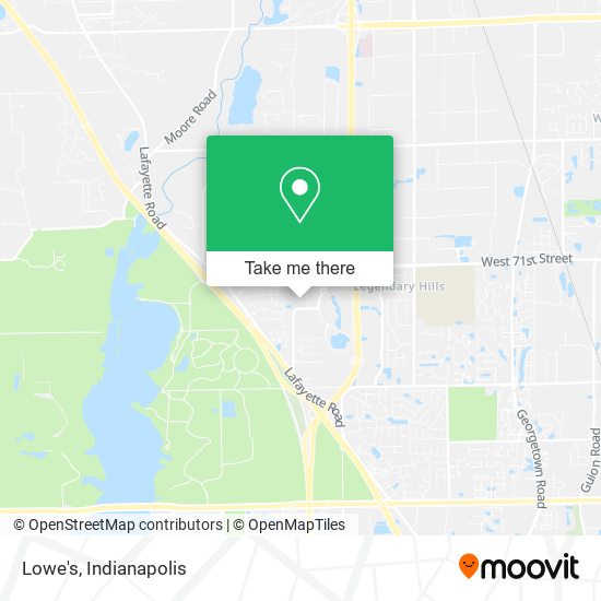 Lowe's map