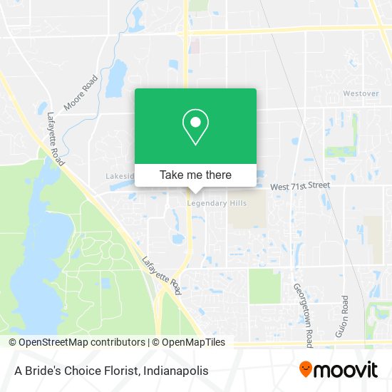 Mapa de A Bride's Choice Florist