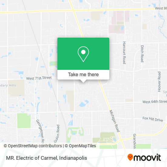 MR. Electric of Carmel map