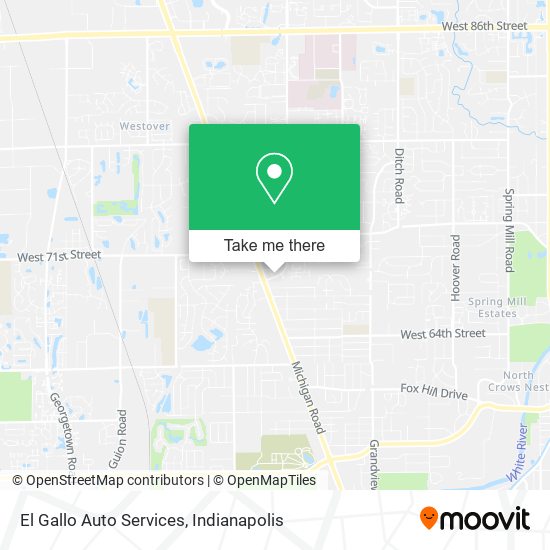 El Gallo Auto Services map