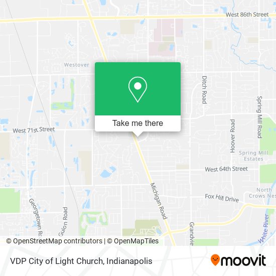 VDP City of Light Church map