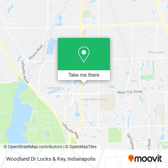 Mapa de Woodland Dr Locks & Key