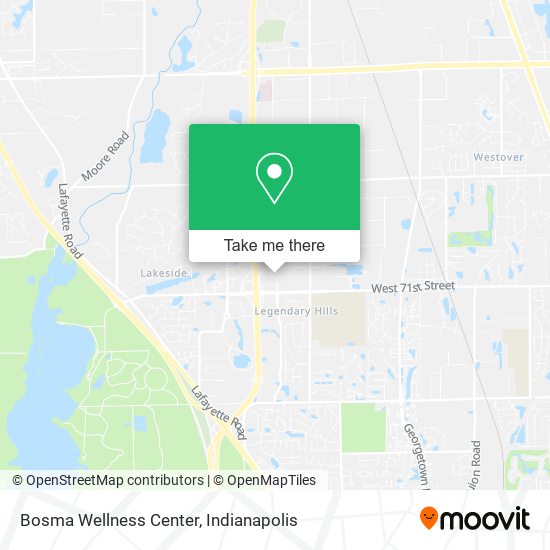 Mapa de Bosma Wellness Center