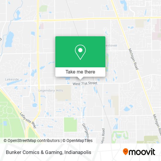 Bunker Comics & Gaming map