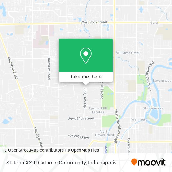 Mapa de St John XXIII Catholic Community