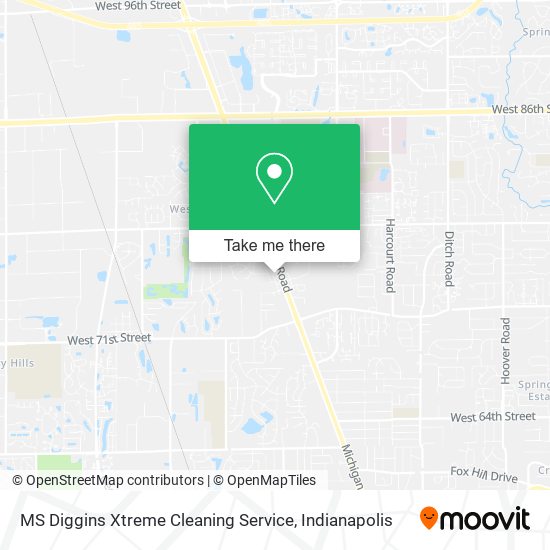 MS Diggins Xtreme Cleaning Service map