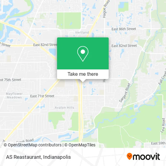 AS Reastaurant map