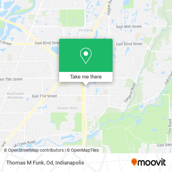 Mapa de Thomas M Funk, Od