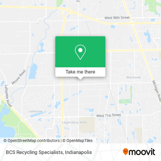 BCS Recycling Specialists map
