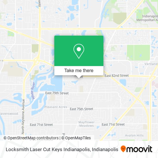 Locksmith Laser Cut Keys Indianapolis map