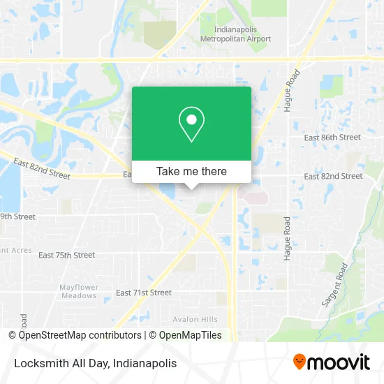 Locksmith All Day map