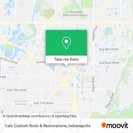 Cals Custom Rods & Restorations map