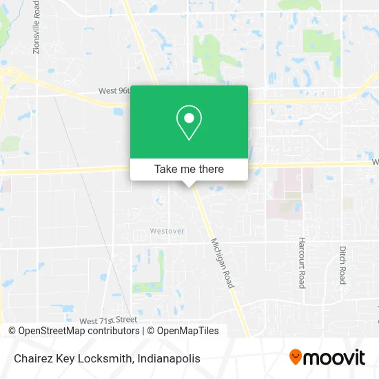 Chairez Key Locksmith map