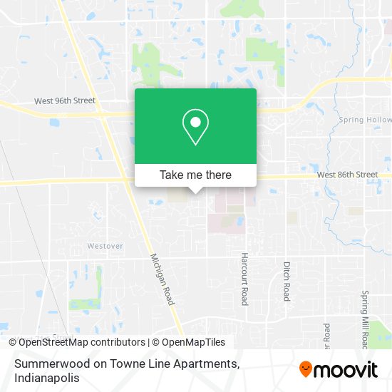 Mapa de Summerwood on Towne Line Apartments