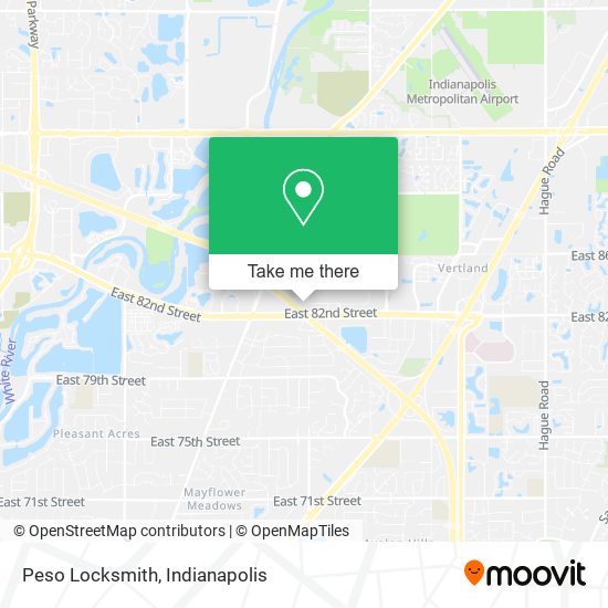 Peso Locksmith map