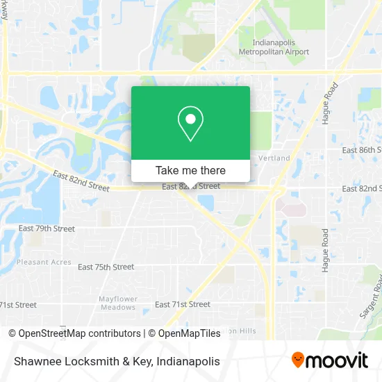 Shawnee Locksmith & Key map