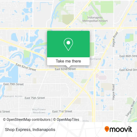 Shop Express map