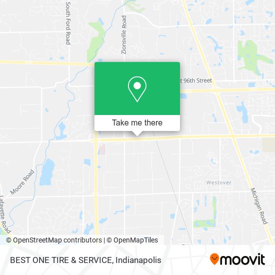 BEST ONE TIRE & SERVICE map