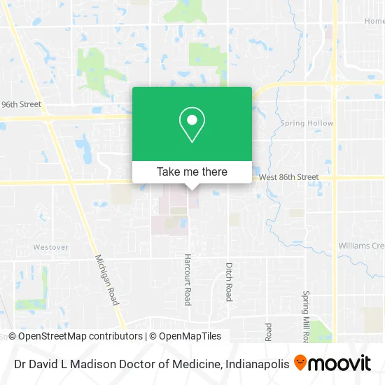 Dr David L Madison Doctor of Medicine map