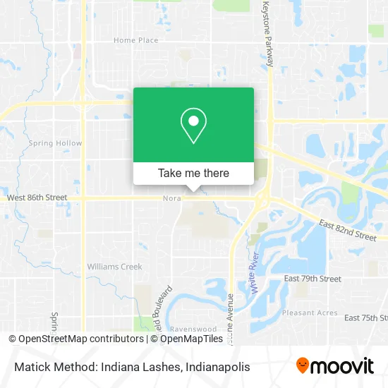 Matick Method: Indiana Lashes map