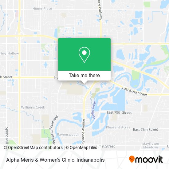 Alpha Men's & Women's Clinic map