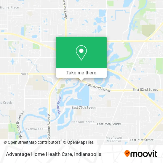 Advantage Home Health Care map