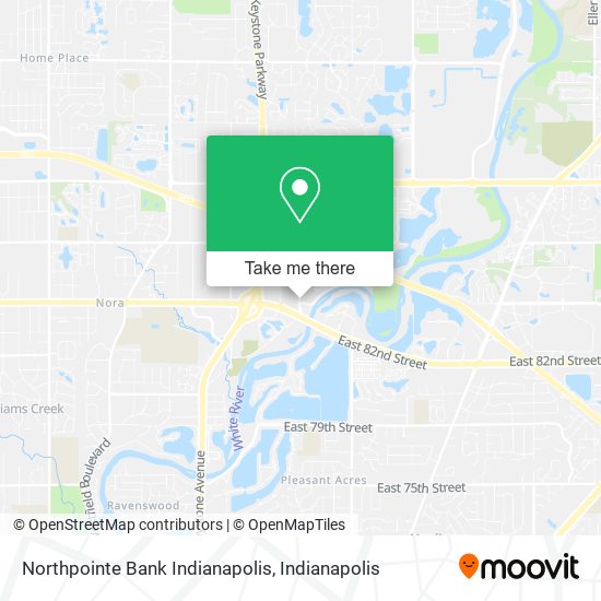 Mapa de Northpointe Bank Indianapolis