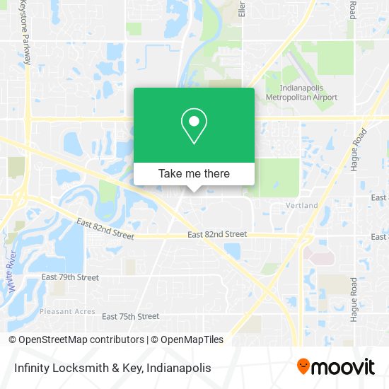 Mapa de Infinity Locksmith & Key