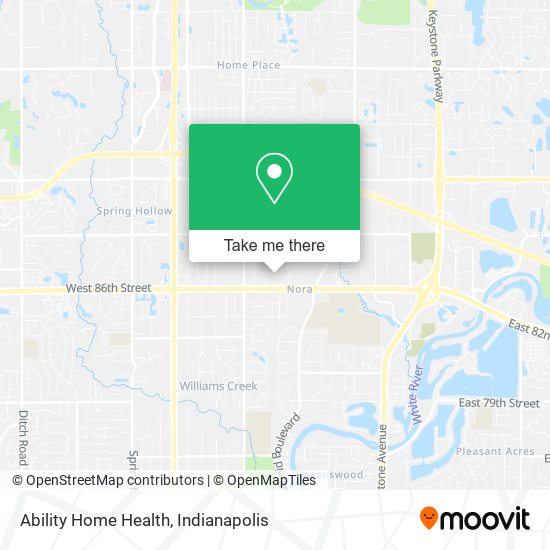 Ability Home Health map