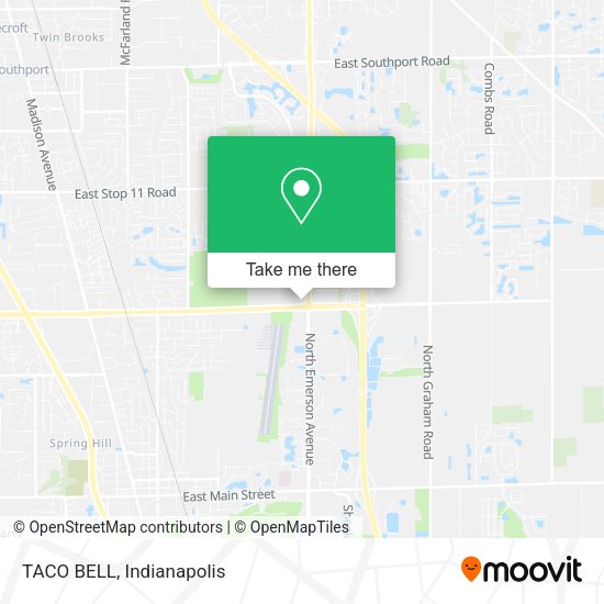 Mapa de TACO BELL