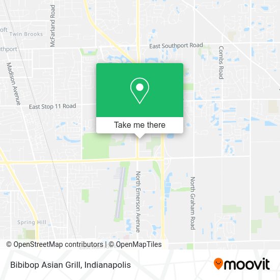 Mapa de Bibibop Asian Grill